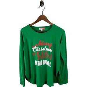 Merry Christmas Ya Filthy Animal Tunic L